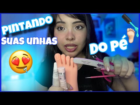 Asmr Pintando Suas Unhas Do Pé🦶🏻@KbruninhaasmrLives