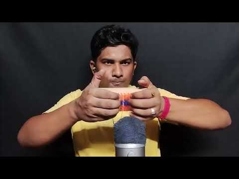 mic tapping and scratching mouth sounds asmr
