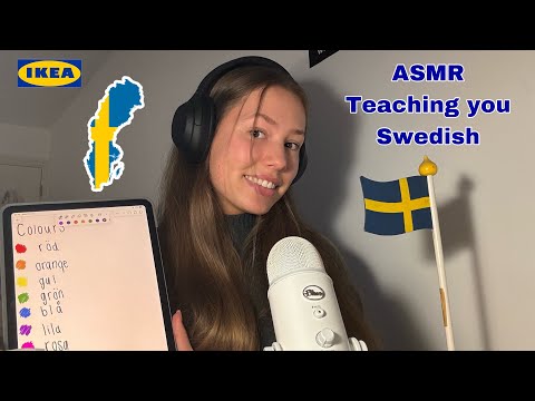 ASMR teaching you Swedish *rambling in Swedish*