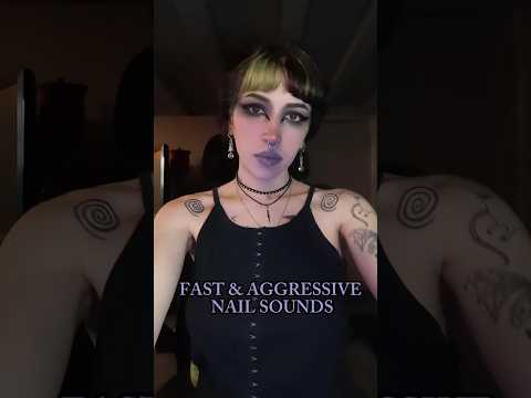 Fast & Aggressive Nail Sounds ASMR