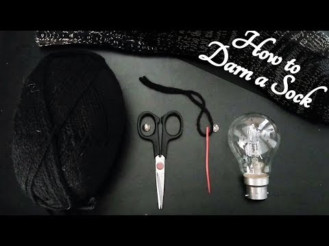 ASMR How to Darn a Sock ☀365 Days of ASMR☀