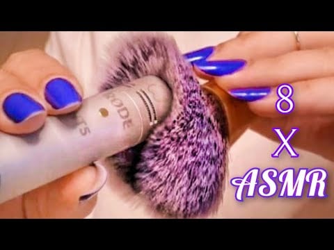 8 X Best ASMR Triggers for Sleep & Tingle ❤️ Scratching, Tapping, Mic Brushing, Crinkle Sounds