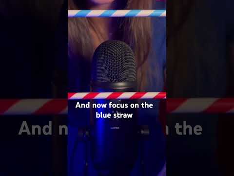 ASMR Focus on the straw 🥤 #asmr #triggersforsleep #asmrsleep #frenchasmr #visualtingle