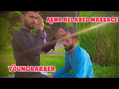 ASMR Pain Killer Massage For Relax By Young Barber #asmr #massage #asmrheadmassage #massagetherapist