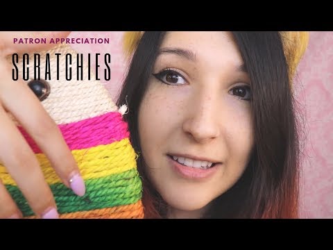 ASMR - SCRATCHY TINGLES ~ May Patron Appreciation | Whisper & Long Nail Scratching ~