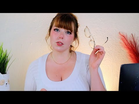 ASMR | Sweet Librarian Checks You Out (library roleplay)