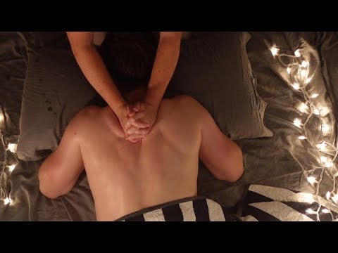 ASMR Real Person | Steady and calm massage for sleep (Minimal talking)