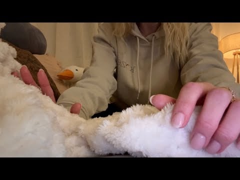 ASMR Massaging Soft Objects for Tingles ✨ plush textures, crinkly sounds, no talking (lofi)