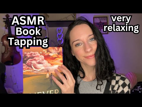 ASMR Book Tapping For Deep Sleep [minimal talking]