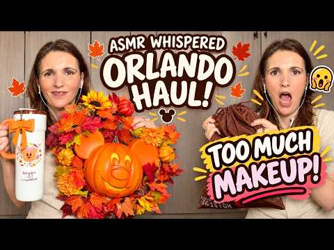 ASMR | Orlando Haul (Fall items, shoes, and WAY TOO MUCH makeup)