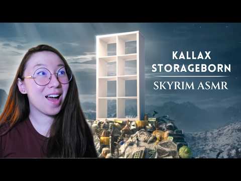 Skyrim ASMR 🐉 Playing the IKEA KALLAXBORN Mod 🪟