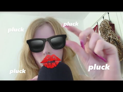 (asmr) plucking negative energy away