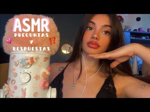 ASMR| Preguntas y respuestas de mis seguidores 💗 Q&A soft whispering