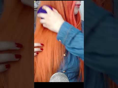 ASMR  Cepillando mi cabello 😴 #shorts