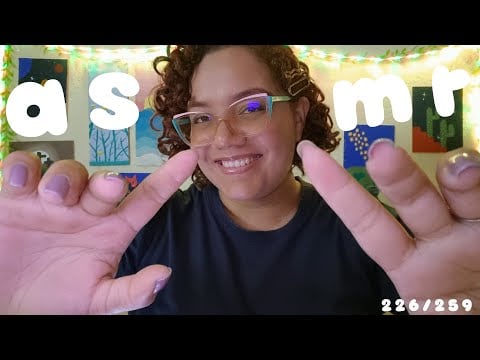 ASMR TOQUES NA TELA com SONS DE BOCA 🩷✨