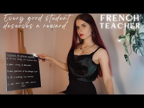 ASMR Roleplay - Your French Teacher Finds You Irresistible 🫦 (Kisses and More)