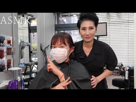 미용실 ASMR  옥셋팅 파마  ox setting perm/Korean beauty salon