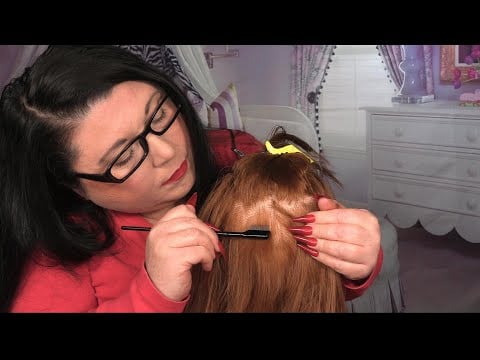 ASMR Mom Checks Your Hair For Lice (Scalp Check, Scalp Scratching, Lice Comb, Whispering)