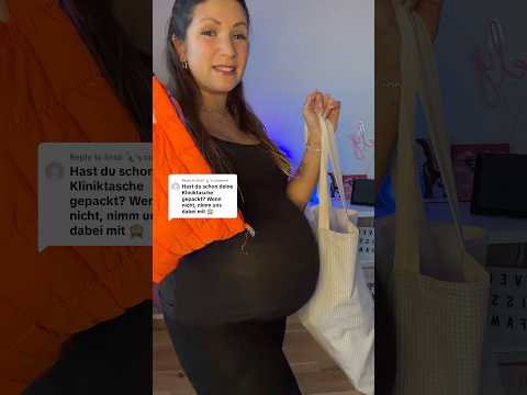 Kliniktasche 🤰 GRWM für die Geburt #asme #asmrvideo  #asmrsounds