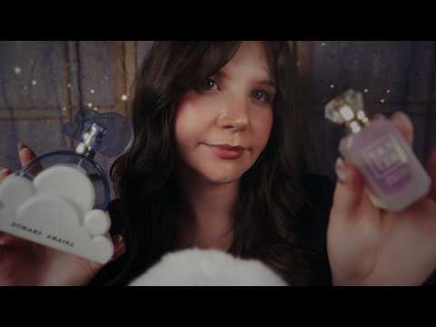 asmr | my perfume collection 🌹✨ (soft whispers, glass tapping)