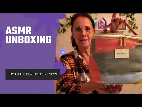 Asmr Français, Unboxing, je vous présente la "My Little box " du mois d'octobre 2023.