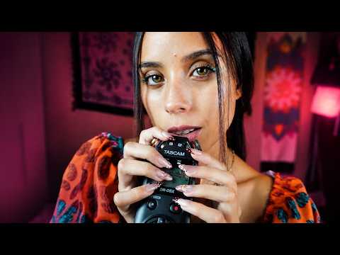 ASMR TAPPING NO TASCAM E MOUTH SOUNDS