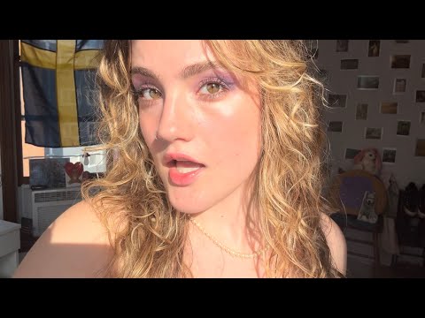 happy summer! i do your makeup to celebrate the solstice (swedish midsummer explained) ASMR
