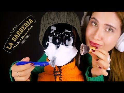 BARBERIA ROLEPLAY , corte de barba con masaje facial antiestrés | Asmr español | Asmr with Sasha