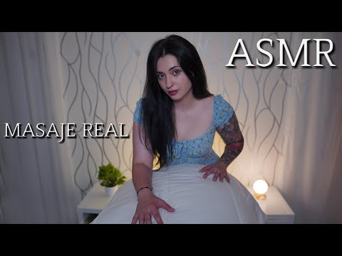 ASMR MASAJE REAL MUY RELAJANTE 💖 ASMR PARA DORMIR