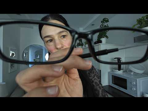 I adjust your glasses for you ASMR