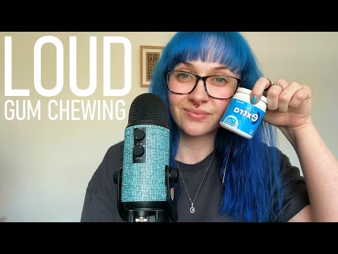 ASMR Super Loud Gum Chewing & A Random Little Ramble