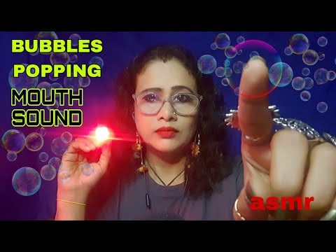 ASMR Bubbles Popping On Your Face 🫧⚡️| Mouth Sound | Asmr Ghosal |