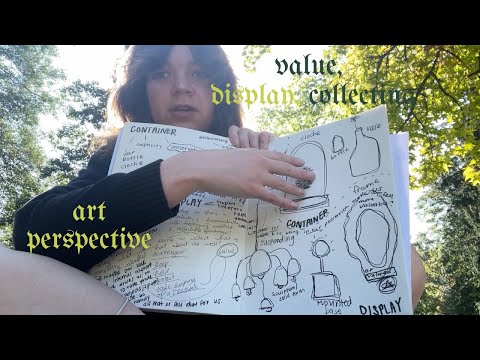 asmr reflecting by the water ~ art talk & brainstorm at the cemetery