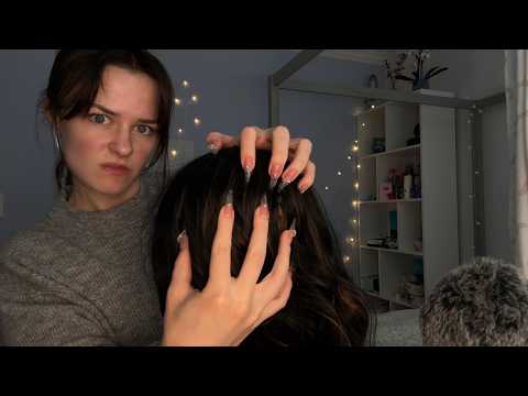 tiktokker THOROUGHLY checks and scratches your scalp [ASMR]