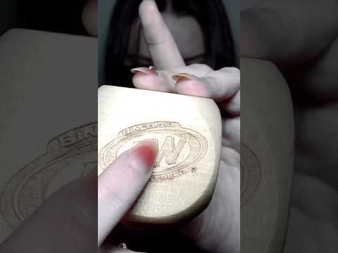 ASMR WOODEN BLOCK TAPPING 🪵  #asmr #shorts