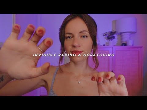 scratching & raking away all your worries to relax your mind for sleep ASMR REIKI
