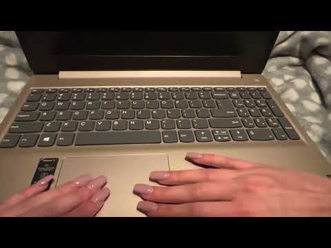 ASMR Laptop Tapping and Typing No Talking