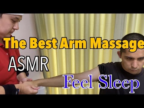 【ASMR】The Best Arm and Hand Massage / with tap and scratc sounds