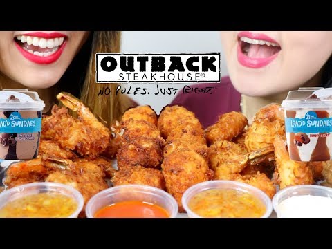 ASMR FRIED COCONUT SHRIMP + MAC & CHEESE BITES + ICE CREAM 새우튀김 리얼사운드 먹방 | Kim&Liz ASMR