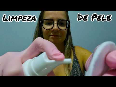 ASMR CASEIRO LIMPEZA PELE (atenção pessoal) #asmr #limpezadepele