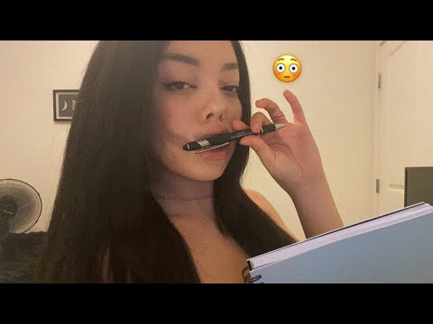 asmr roleplay// study date w/ ur toxic friends !