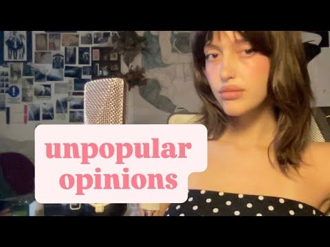 ASMR ITA unpopular opinions, chiacchiere per farti dormire💤😴 pure whispering