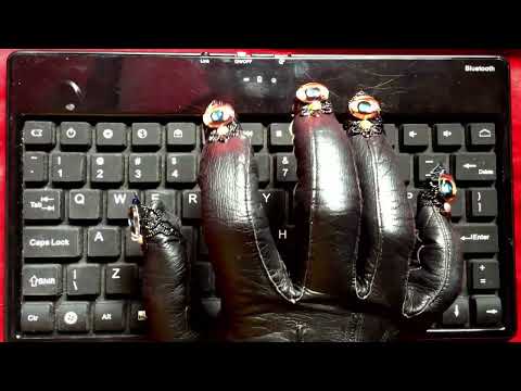 LEATHER  GLOVES  🖤   CLOSE UP ⭐   TAPPING    [[ASMR]]
