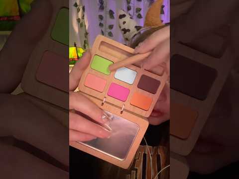 Wooden makeup ASMR