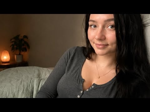 ASMR: Calm Your Anxiety In Bed With Me 🤍