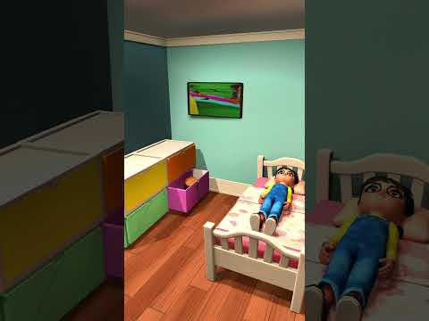 Tung Tung Tung Sahur And Zoye disturbing Ronaldo's sleep #funny #gamespeed #animation