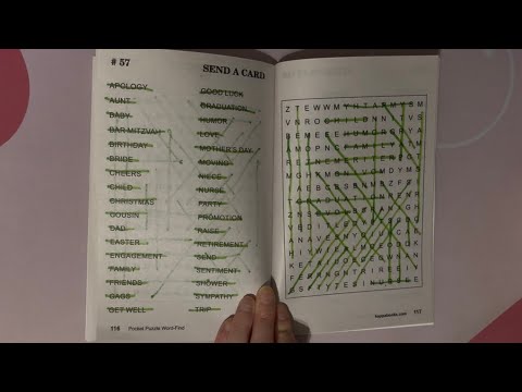 ASMR Doing #57 In Word-Finds