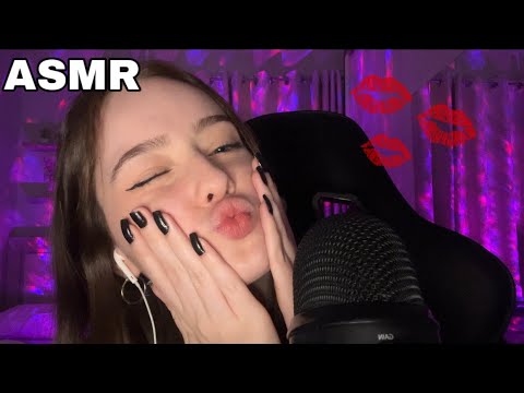 ASMR TE DANDO BEIJINHOS ATÉ VOCÊ DORMIR! + sons de boca