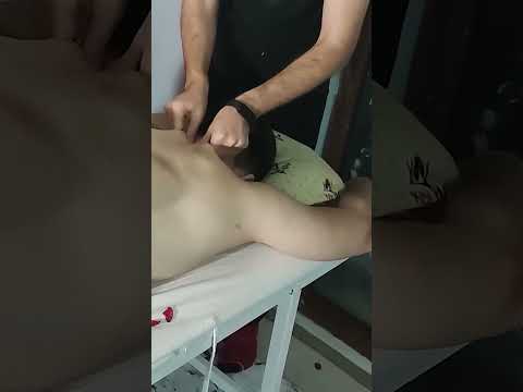 ASMR BACK AND NECK RELAXING TURKISH MASSAGE THERAPY #massage #satisfying #relaxing #asmr #shorts