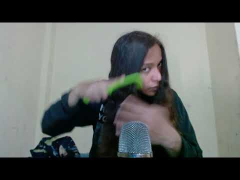 Peinando mi cabello ASMR